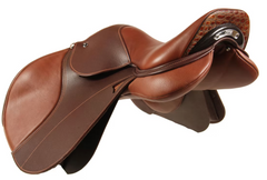WOW DMK Show Jumping Dual Flap Forward Cut Saddle