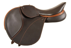 WOW DMK Show Jumping Dual Flap Forward Cut Saddle