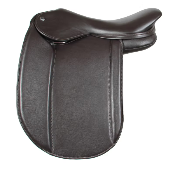 WOW DMK Showing Saddle is perfect for saddleseat riders and dressage riders wanting a simple, minimal saddle with no blocks.