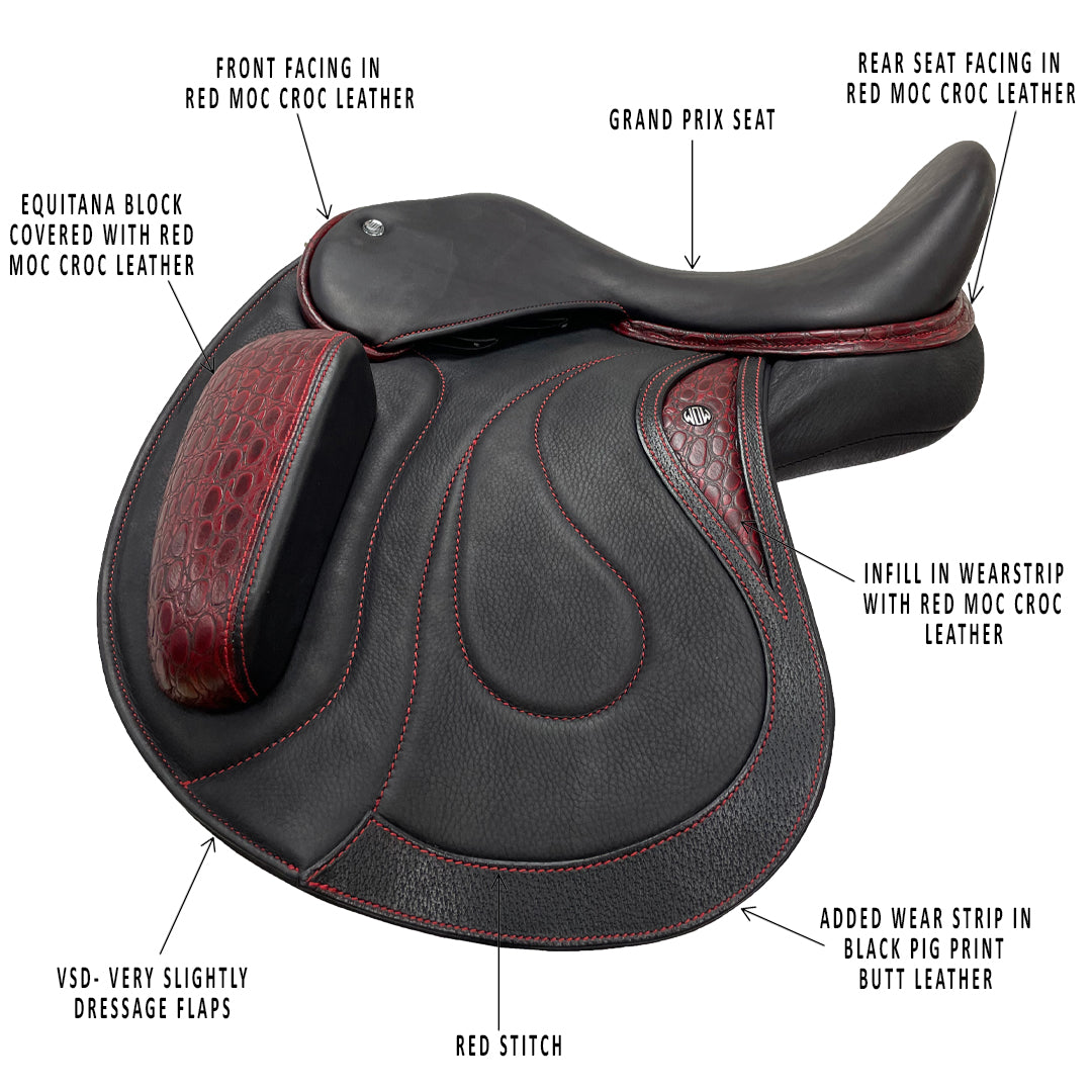 WOW's Signature VSD Equitana saddle with custom parts