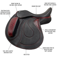 WOW's Signature VSD Equitana saddle with custom parts