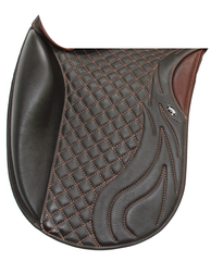 Example of Designer-on-Fire flap from WOW Saddlery