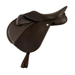 The Duskin Cross-Country XC Jump Saddle is perfect for 3-day eventers, pony clubbers, and pleasure riders