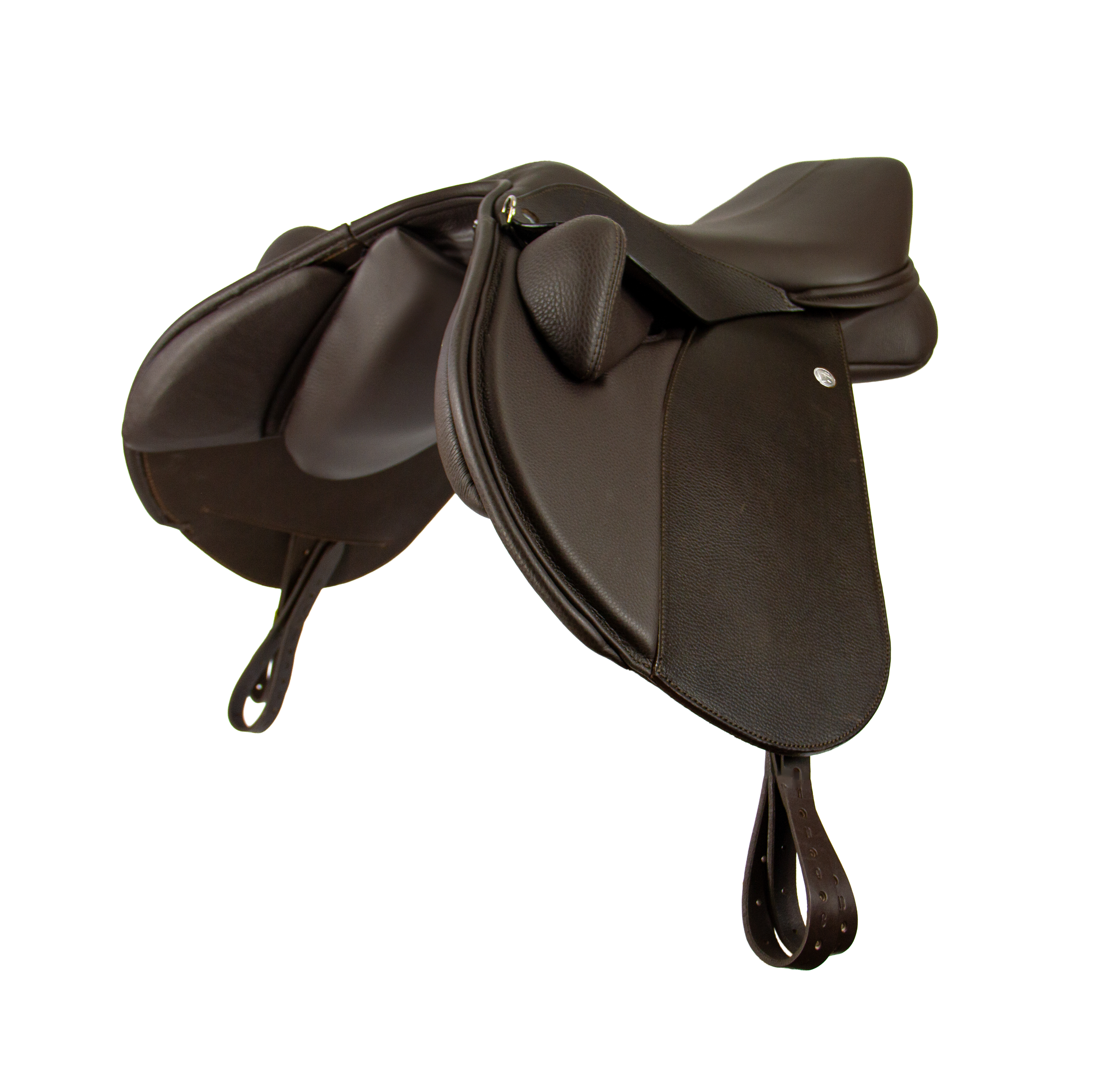 The Duskin Cross-Country XC Jump Saddle is perfect for 3-day eventers, pony clubbers, and pleasure riders