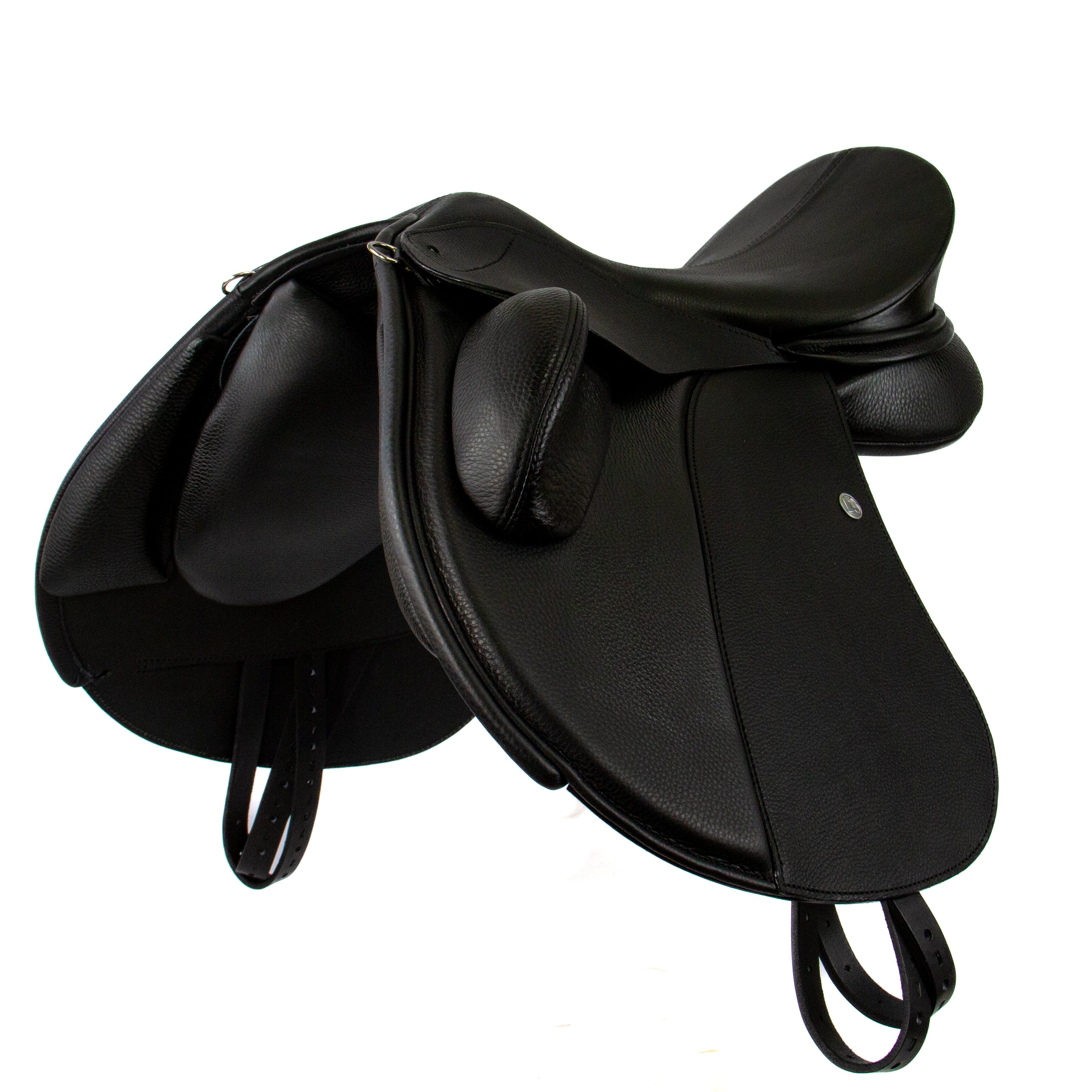 Duskin General purpose GP Saddle with fixed adjustable blocks and mouldable foam panels for horses and ponies