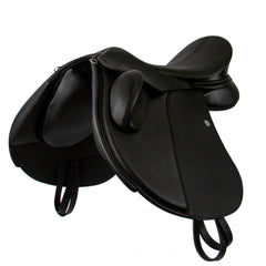 Duskin General purpose GP Saddle with fixed adjustable blocks and mouldable foam panels for horses and ponies