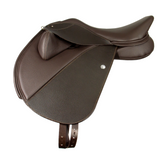 Duskin Show Jumping Saddle with adjustable fixed block flap