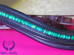 genuine real green opal dutch drop wave browband