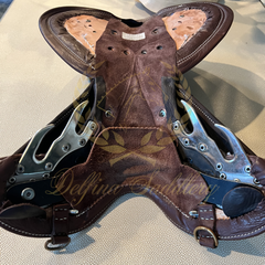 17" WOW Custom (Elite) Competitor Dressage Movable Block Saddle