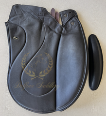 17" WOW Custom (Elite) Competitor Dressage Movable Block Saddle