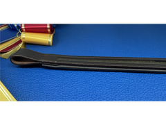 Delfina Saddlery straight empty channel browband