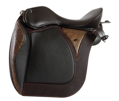 Fixed Block Baroque Saddle with Stirrup Keepers