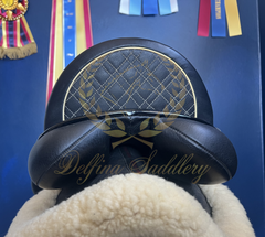 17.5" Custom Saddlery Icon Coda W / 26 / Full Buffalo **Wool Flocked**