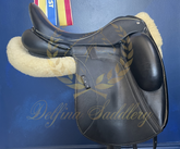 17.5" Custom Saddlery Icon Coda W / 26 / Full Buffalo **Wool Flocked**