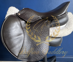 18" WOW DMK Show Jumping Dual-Flap Saddle