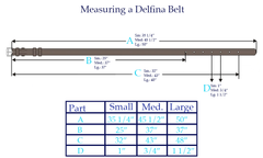 How to measure a Delfina Saddlery belt