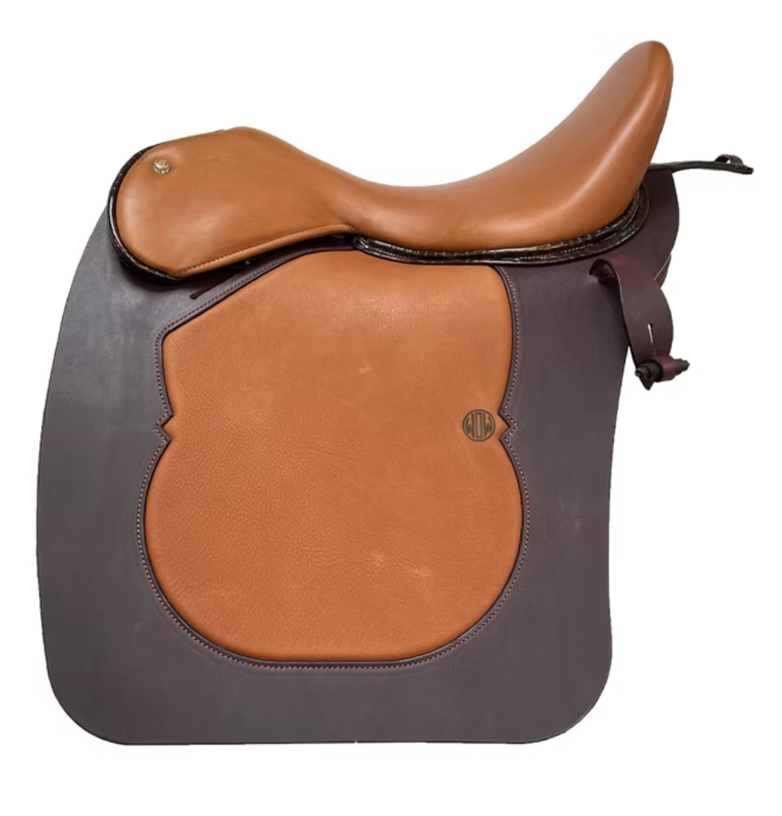 Movable-Block Baroque Saddle from WOW with stirrup keepers and xairel strap