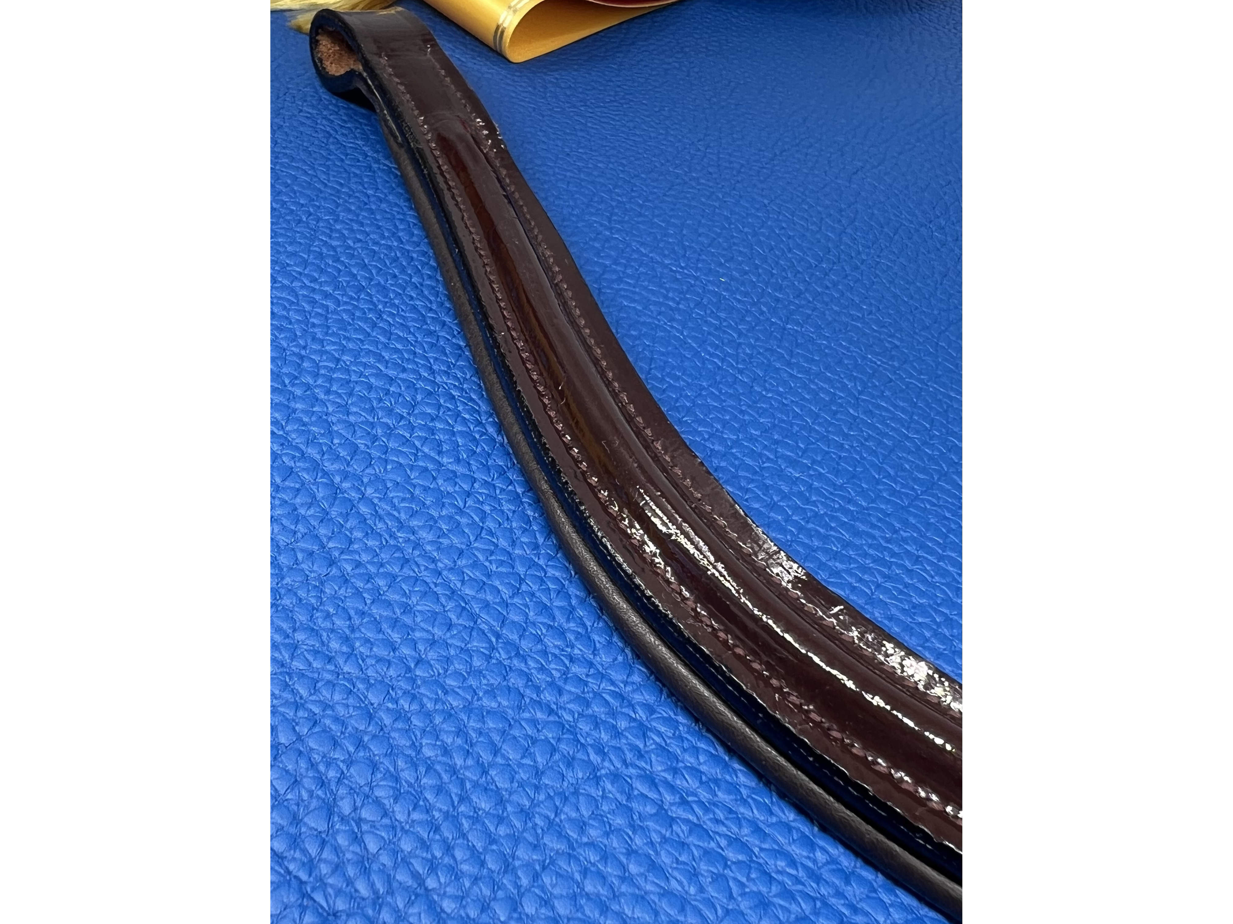 Patent Leather Browbands - All Styles - Empty Channel and Raised