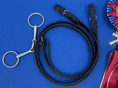 Premium Plain Dressage Reins with Stops