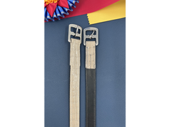 Limited Edition Rio Leathers - Taupe Crocodile Stirrup Leathers