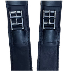 WOW Split, Soft, Straight Girth - Leather + Loop & D Ring