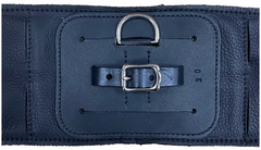 WOW Soft Straight Girth - Leather + Loop & D Ring