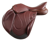 WOW Customized Standard Competitor Tapner-block Cross-Country Mono-Flap Saddle with new Long Calf-Block and custom Wear Strip