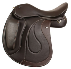 WOW's Signature VSD Equitana saddle with custom wear strip and seat facings