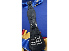 delfina soft touch double elastic dressage girth