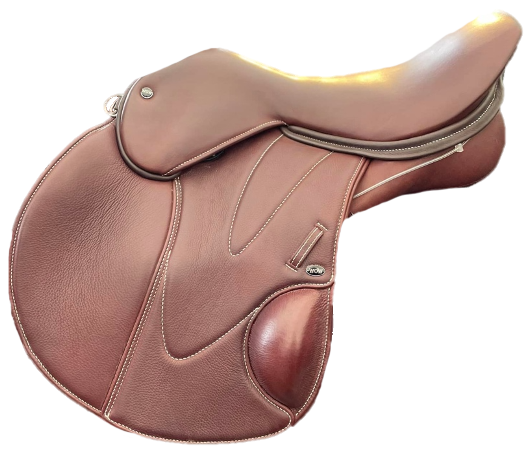 WOW Saddlery's Standard Competitor Movable Block + Calf Block Jumping Saddle with BBS big bearing surface panels