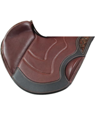 Tapner Flap from WOW with optional half-round calf-block, wear strip, wear strip infill, and wave stitching pattern