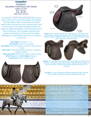 WOW Very-Slightly-Dressage (VSD) Saddle Catalog