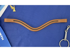 Desserto Leather Empty Channel Dutch Drop Browbands