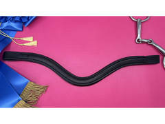 Desserto Leather Empty Channel Dutch Drop Browbands