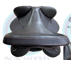 WOW Aussie Stock Saddle with XD Stock Seat and custom cantle roll