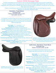 WOW Dressage Saddle Catalog