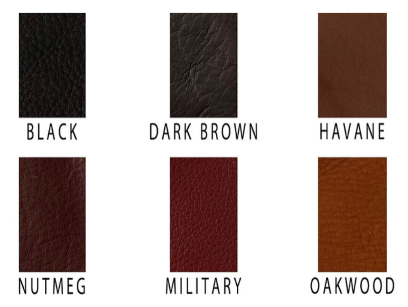 WOW Panel Leather Swatches