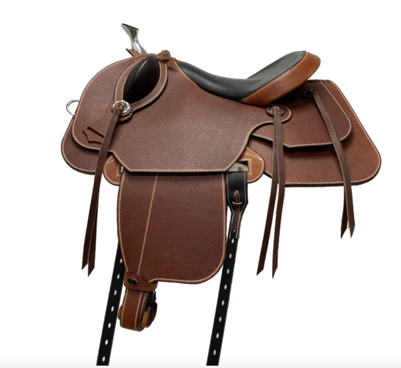 WOW Western Saddle with Square Skirt and Western Square Fenders