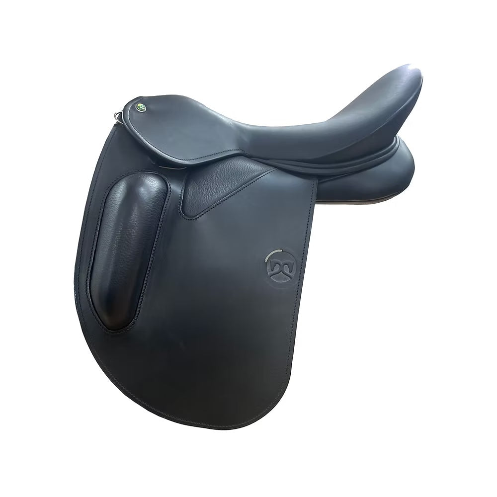 WOW Classique Fixed-Block Dressage Saddle with modular panels and wool flocking upgrade to flair air flocking 21 headplate options