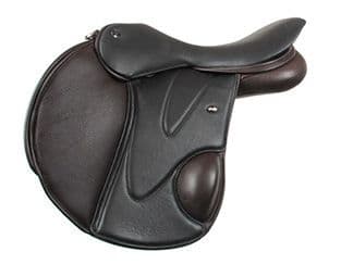 Standard Competitor Continental Movable Block saddle with calf block perfect for jumpers and pony clubbers and riding schools
