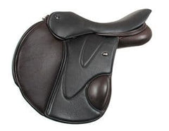 Standard Competitor Continental Movable Block saddle with calf block perfect for jumpers and pony clubbers and riding schools
