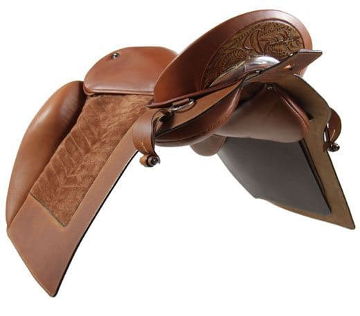 WOW Portuguese Relvas Flap with channel stitching, stirrup keepers and Xairel/Chairel Loop