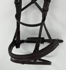 Delfina Aachen Bridle - Crystal & Wire Dutch Drop Dressage Bridle