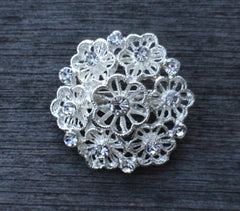 Crystal Floweret Stock Pin