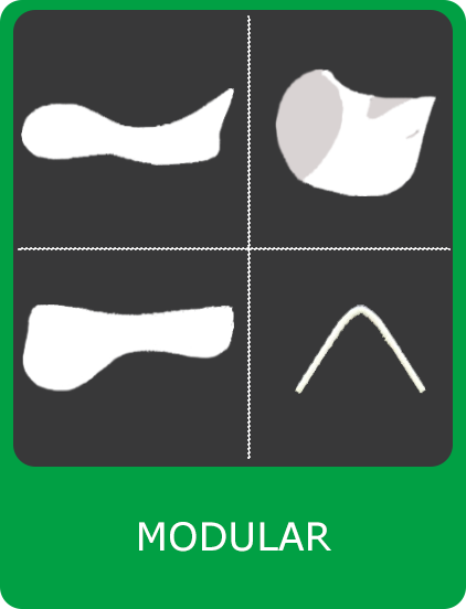 WOW Saddles are completely modular