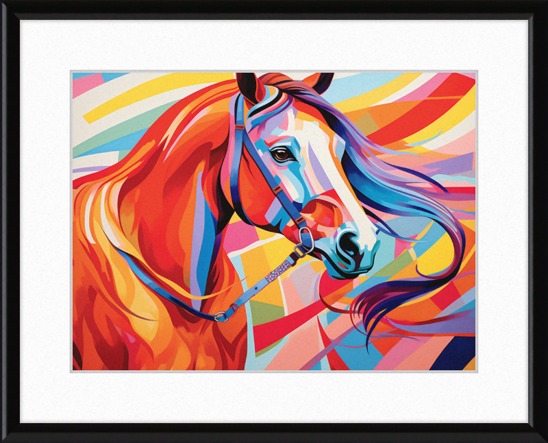 Neon Fantasy III - Professionally Framed & Matted