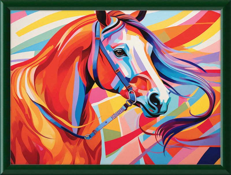 Neon Fantasy III - Professionally Framed & Matted