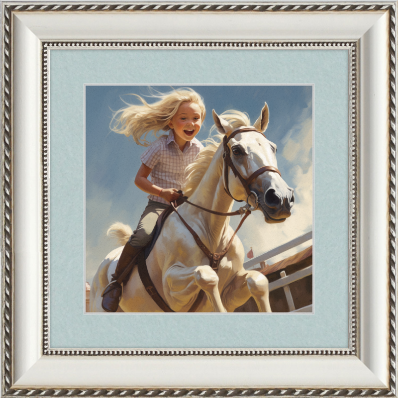 Best Friends - Professionally Framed & Matted