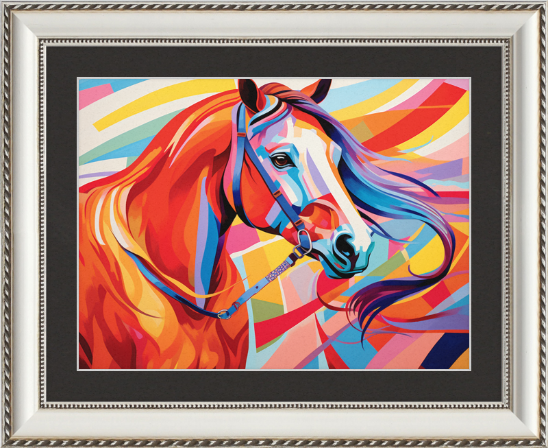 Neon Fantasy III - Professionally Framed & Matted