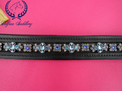 Custom Browband : Crystal Crown - 16"